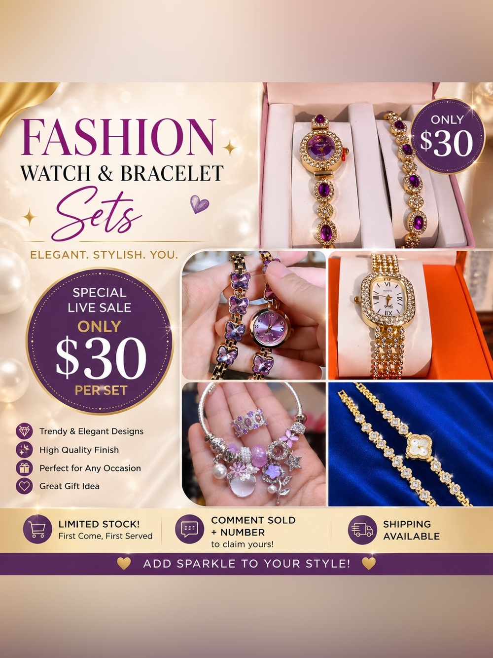 This listing is intended for live sale only